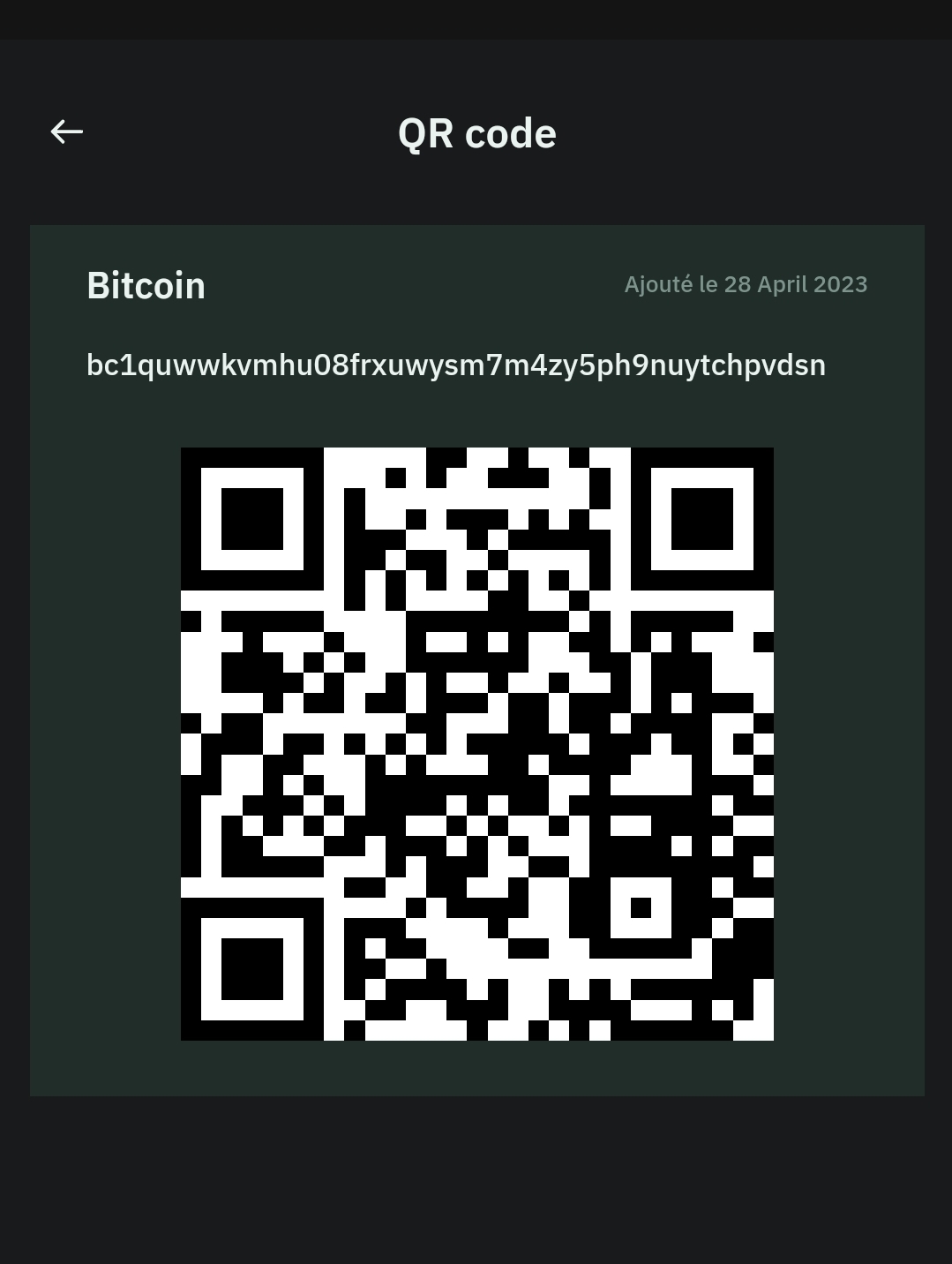 Bitcoin QR